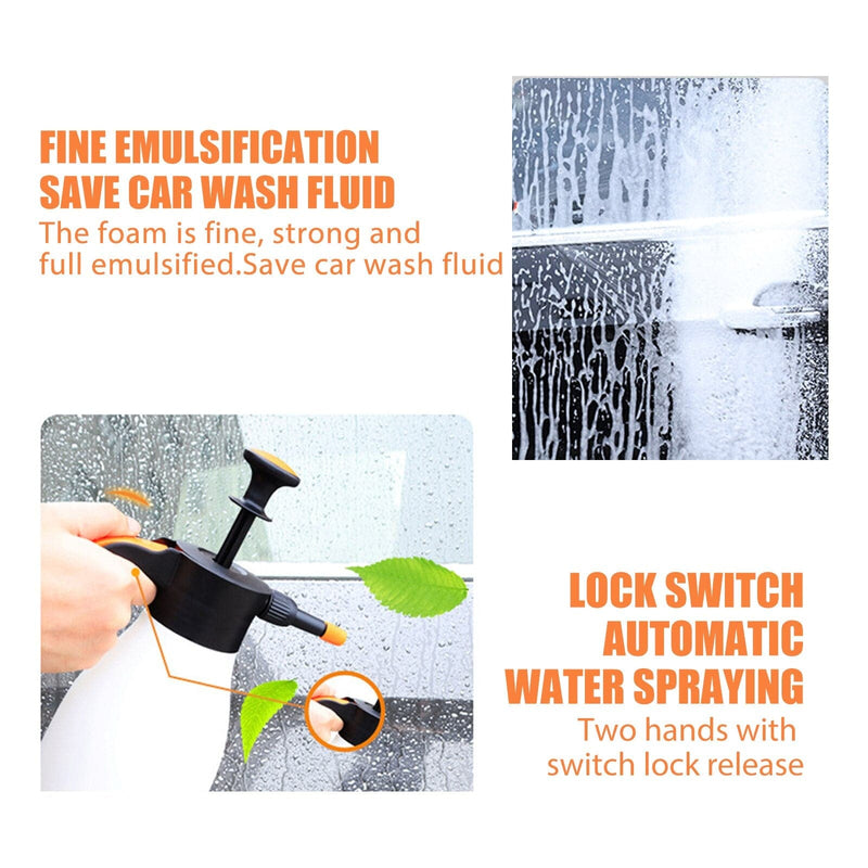 Auto Wash Watering Can High Pressure Cleaner Car Cleaning Sprayer Manual Snow Foam Spray Can 1.5L