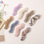 Hair Clips Hair Grab Clip  Hairpin Hairclips Winter Warm Duck Beak Clip Shark Clip  Hair Accessories for Women
