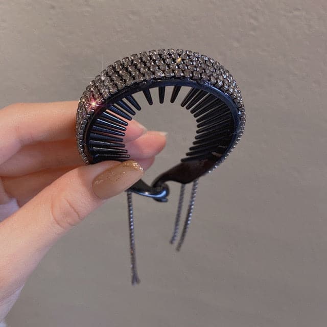 Lazy People Twisting Bowknot Hairpin Clip Balls Twist Machine Head Magic Holding Artifact Hair Bowknot Tassel Accessories