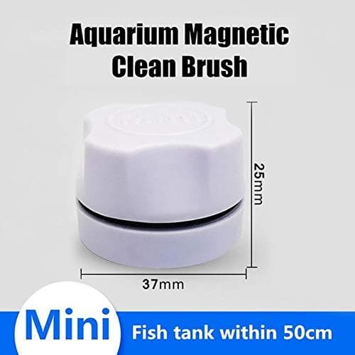 Aquarium Fish Tank Magnetic Clean Brush Glass Floating Algae Scraper Curve Glass Cleaner Scrubber Tool Window Cleaning Magnet