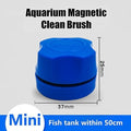 Aquarium Fish Tank Magnetic Clean Brush Glass Floating Algae Scraper Curve Glass Cleaner Scrubber Tool Window Cleaning Magnet