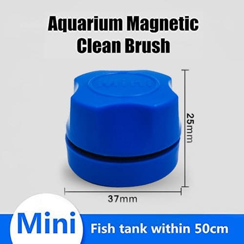 Aquarium Fish Tank Magnetic Clean Brush Glass Floating Algae Scraper Curve Glass Cleaner Scrubber Tool Window Cleaning Magnet