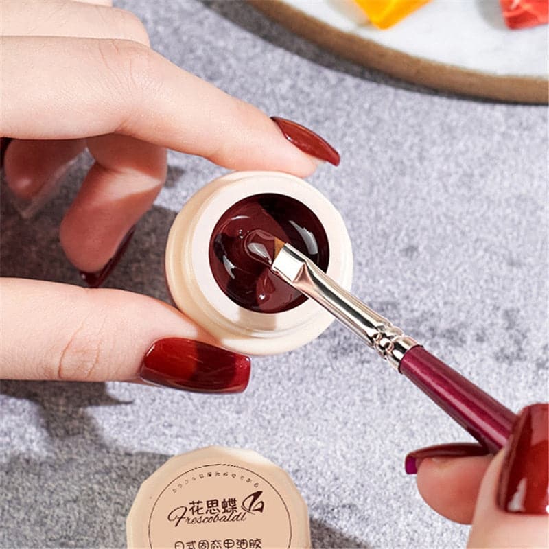 56 Color Solid Cream Gel Nail Polish Nail Art Semi-permanent Varnish Hybrid DIY Painting Drawing UV Gel Nail Polish for Manicure