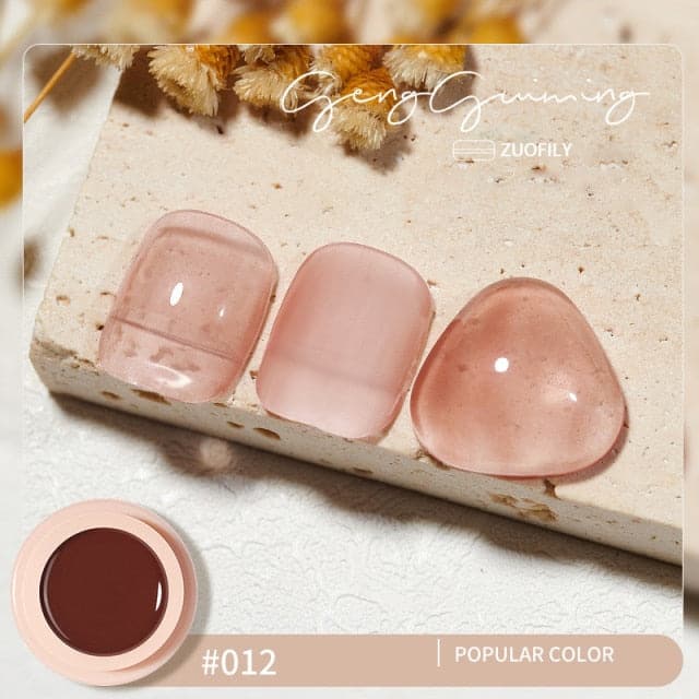 56 Color Solid Cream Gel Nail Polish Nail Art Semi-permanent Varnish Hybrid DIY Painting Drawing UV Gel Nail Polish for Manicure