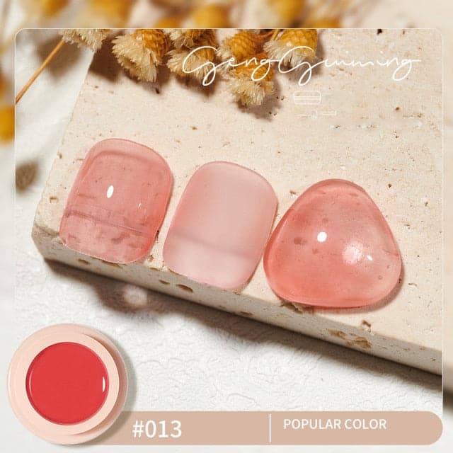 56 Color Solid Cream Gel Nail Polish Nail Art Semi-permanent Varnish Hybrid DIY Painting Drawing UV Gel Nail Polish for Manicure