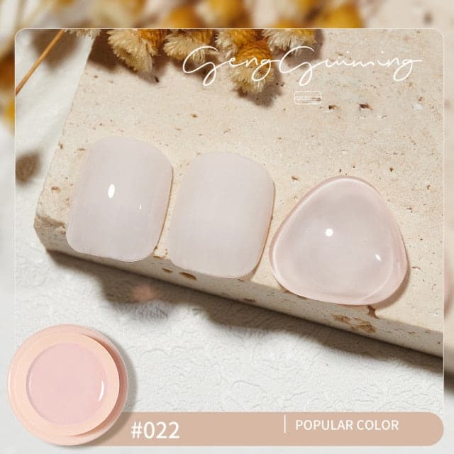 56 Color Solid Cream Gel Nail Polish Nail Art Semi-permanent Varnish Hybrid DIY Painting Drawing UV Gel Nail Polish for Manicure