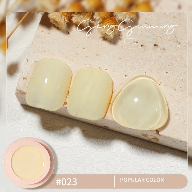 56 Color Solid Cream Gel Nail Polish Nail Art Semi-permanent Varnish Hybrid DIY Painting Drawing UV Gel Nail Polish for Manicure