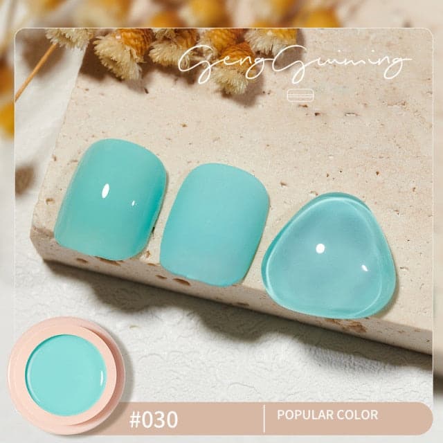 56 Color Solid Cream Gel Nail Polish Nail Art Semi-permanent Varnish Hybrid DIY Painting Drawing UV Gel Nail Polish for Manicure