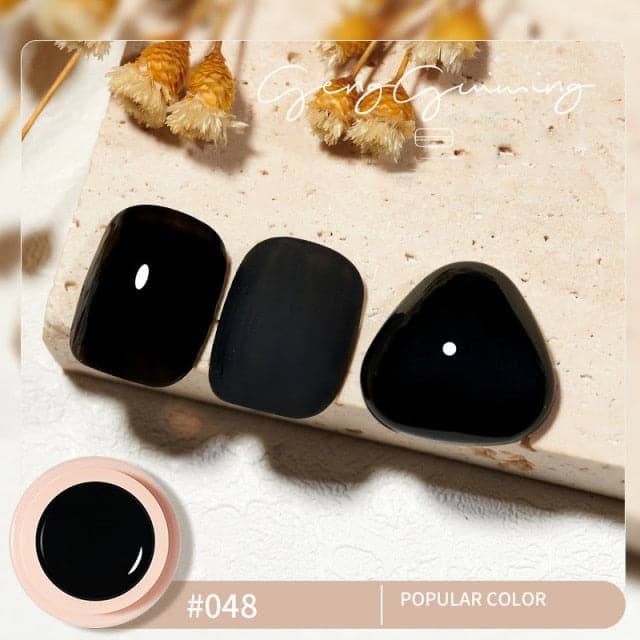 56 Color Solid Cream Gel Nail Polish Nail Art Semi-permanent Varnish Hybrid DIY Painting Drawing UV Gel Nail Polish for Manicure