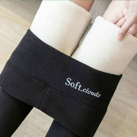 Winter Pants Thermal Leggings High Waisted Pants For Women Flannel Streetwear Trousers Women Winter Casual Pants Women