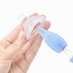 Silicone Bottle Brush 360 Degree Rotation Baby Pacifier Cup Nipple Cleaning Brushes Set Handheld Soft Head Food Grade Watering