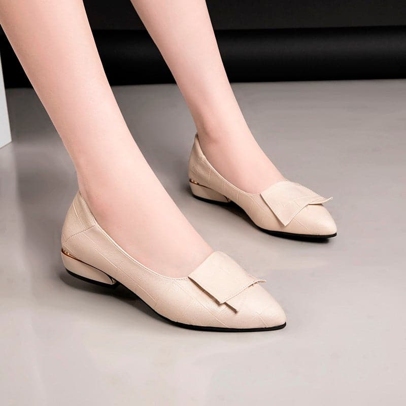 Pumps Women Shoes Ladies Designer Ladies High Heel White Work Heels Pointed Plus Woman Leather Shoes