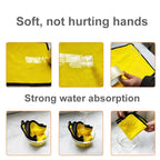 5pcs 30x30/60CM Car Wash Microfiber Towel Car Cleaning Drying Cloth Hemming Car Care Cloth Detailing Car Wash Towel