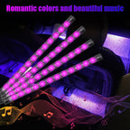 Automotive Interior Decorative Lights LED Car Foot Light 24/36/48 LED Atmosphere Lamp Ambient Lamp Remote Voice Control