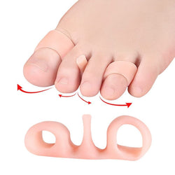 Toe Separator Bone Corrector Straightener Silicone Gel Foot Fingers Protector Bunion Adjuster Feet Massager Foot Care Tool