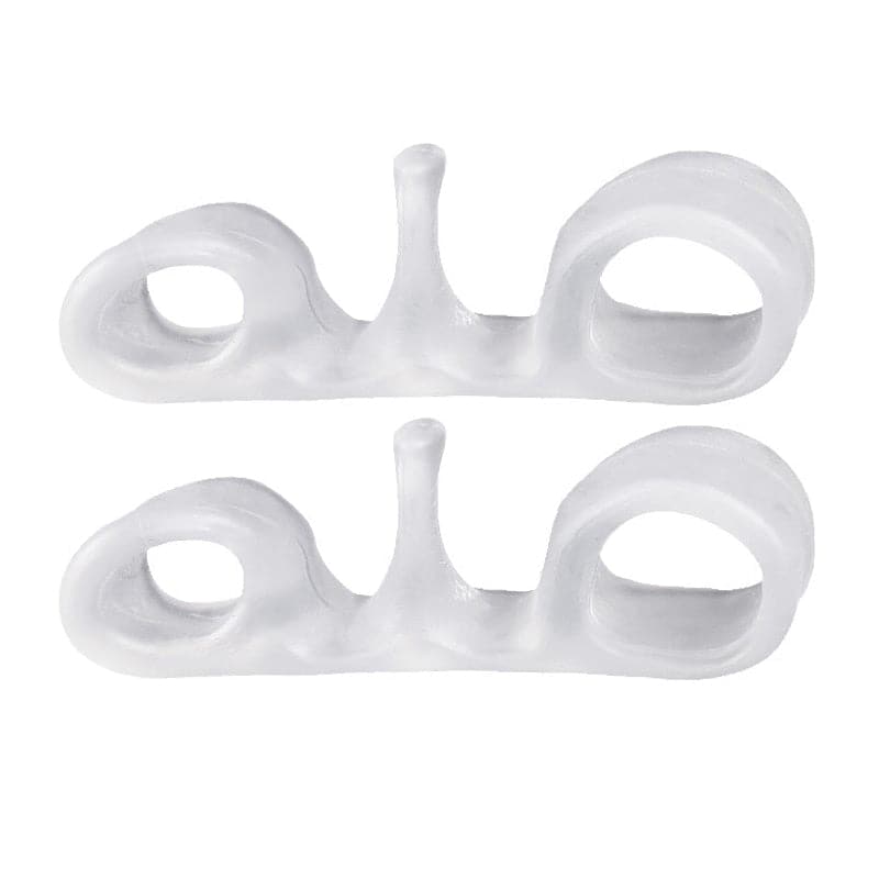 2Pcs Toe Separator Bone Corrector Straightener Silicone Gel Foot Fingers Protector Bunion Adjuster Feet Massager Foot Care Tool