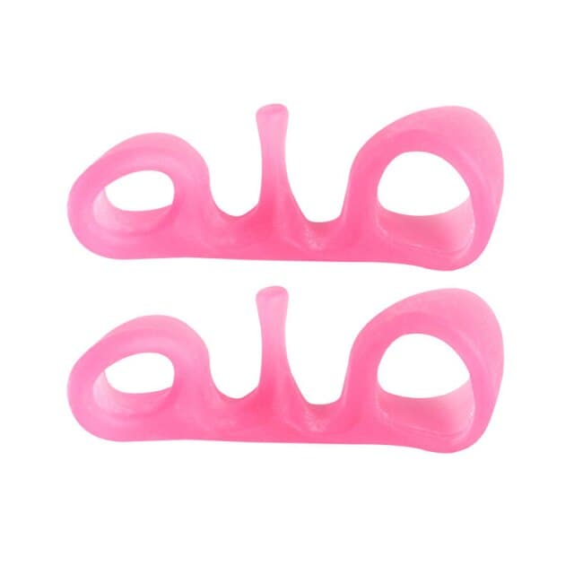 2Pcs Toe Separator Bone Corrector Straightener Silicone Gel Foot Fingers Protector Bunion Adjuster Feet Massager Foot Care Tool