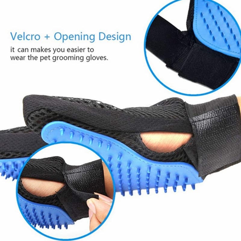 Cats and Dogs Pet Bath Cleaning Silicone Gloves Decontamination Massage Hair Removal Cover Combing Brush Supplies