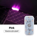 1pcs Mini Car Interior Light Wireless Led Lights Ambient Lamp Chargeable Night Reading Roof Ceiling Light USB Charging 5V