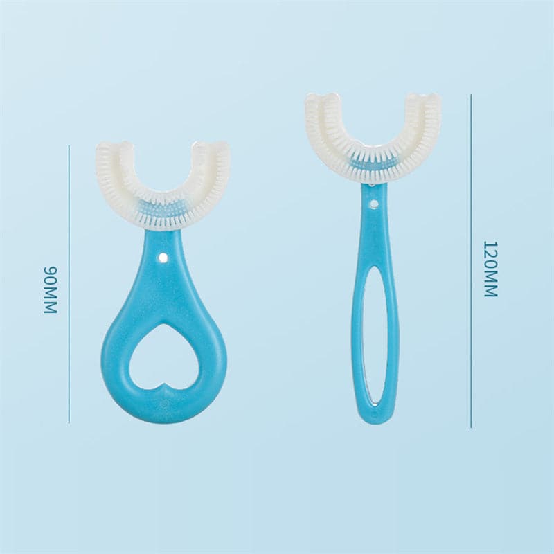 Baby U Shape Toothbrush 360 Degree Teeth Clean Soft Fur Food Grade Material Children Toothbrush Kids Supplies for Daily