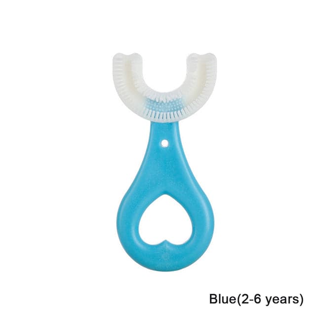 Baby U Shape Toothbrush 360 Degree Teeth Clean Soft Fur Food Grade Material Children Toothbrush Kids Supplies for Daily