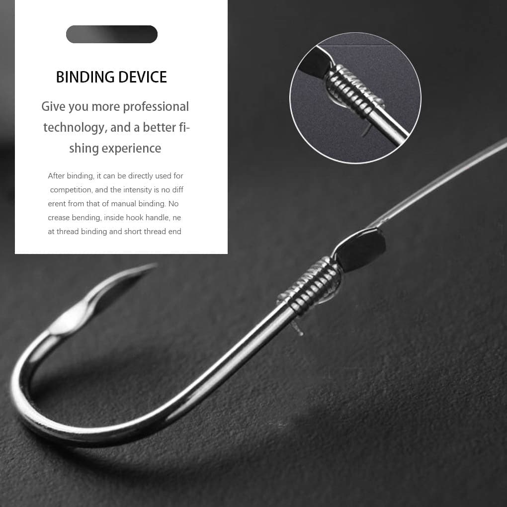 New Automatic Portable Electric Fishing Hook Tier Machine Fishing Accessories Tie Fast Fishing Hooks Line Tying Device Equipment