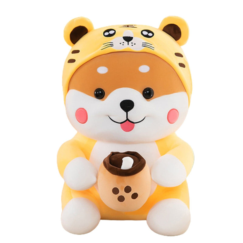 Adorable Shiba Inu Plush Doll Soft Stuffed Toy Kid Hugging Pillow Plush Figure Toys Home Decoration Comfortable