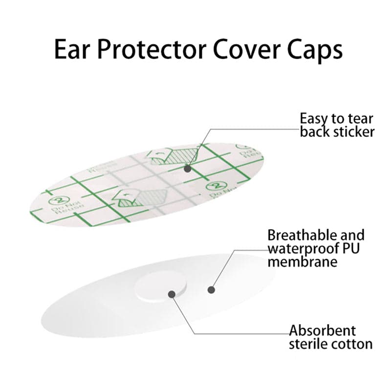 20/60pcs Waterproof Ear Protector Salon Hairdressing Dye Shield Protection Cap