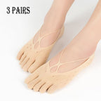 Invisible Socks Women Low Socks 2022 Summer Solid Ice Silk Breathable Non Slip Socks Female Trends Transparent Socks