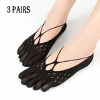 Invisible Socks Women Low Socks 2022 Summer Solid Ice Silk Breathable Non Slip Socks Female Trends Transparent Socks