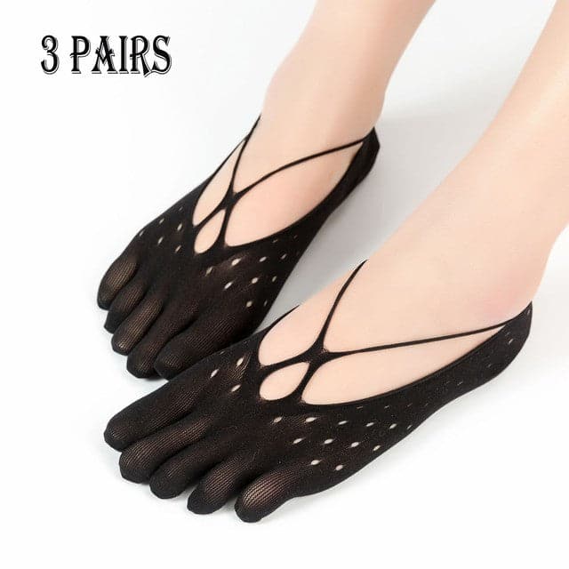 Invisible Socks Women Low Socks 2022 Summer Solid Ice Silk Breathable Non Slip Socks Female Trends Transparent Socks
