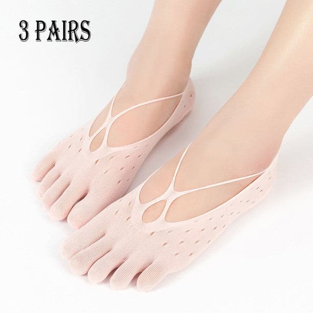 Invisible Socks Women Low Socks 2022 Summer Solid Ice Silk Breathable Non Slip Socks Female Trends Transparent Socks
