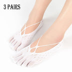 Invisible Socks Women Low Socks 2022 Summer Solid Ice Silk Breathable Non Slip Socks Female Trends Transparent Socks