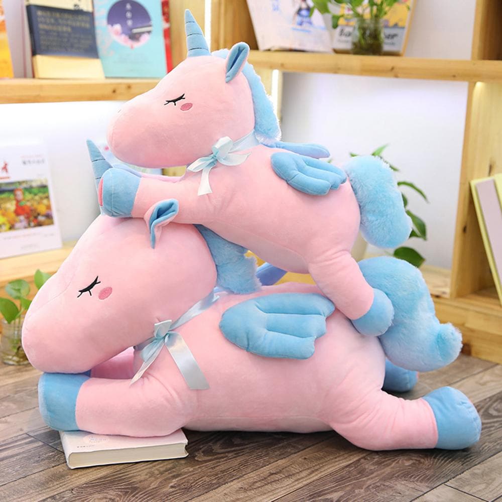li 1pc 50cm Cute Unicorn Plush Toys for Kids Stuffed Animals Soft Doll Cartoon Unicorn Animal Horse High Quality Gift For Children