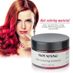 Seven Colors Hair Color Wax Hair Dye Temporary Disposable Hair Chalk Paste Creme Modeling Easy Wash