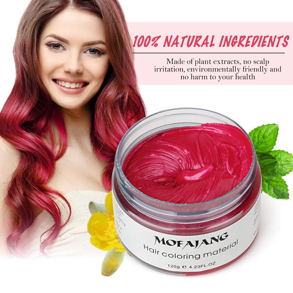 TikTok Color Hair Wax Dye Styling Hair Strong Gel Cream Hair Dye for Women Men 7777